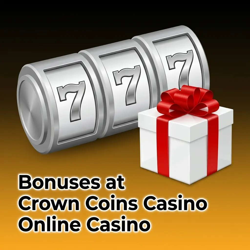 Crown Coins Casino bonus program showing welcome offer, daily login rewards, purchase packages, and referral promotions for US players