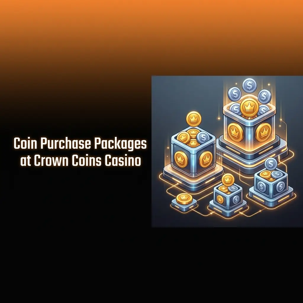 Crown Coins Casino purchase packages table showing coin amounts and bonus Sweeps Coins for prices from $4.99 to $99.99