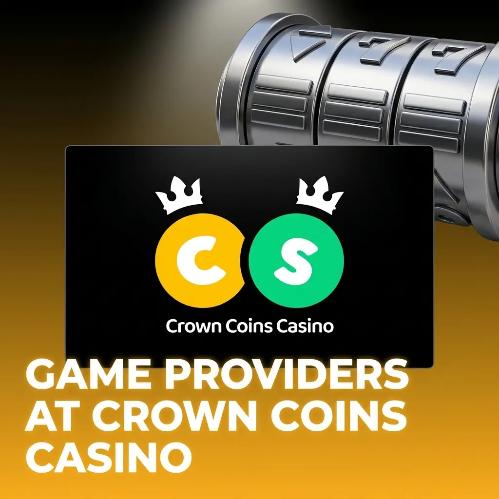 Crown Coins Casino game providers including Playtech, IGT, Aristocrat, and Bally Technologies logos