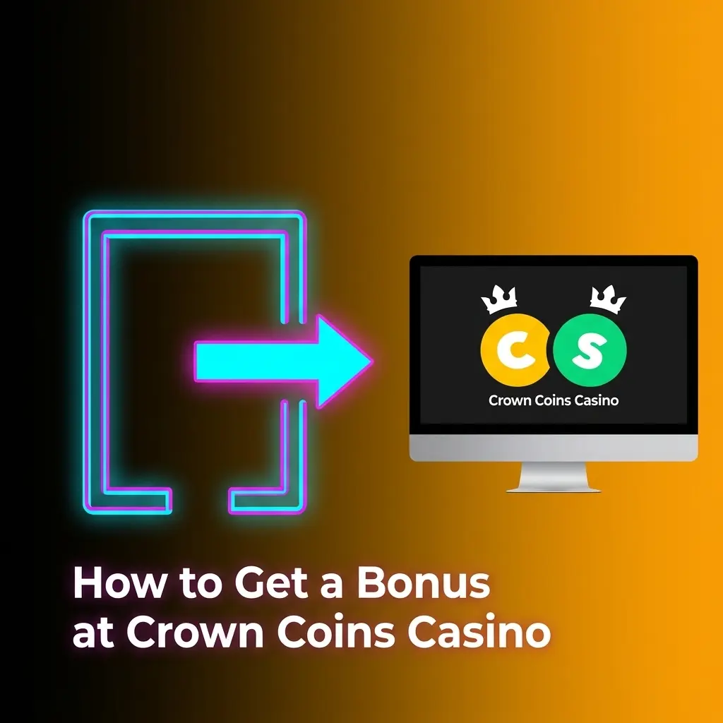 Crown Coins Casino welcome bonus registration steps showing how to claim 100000 Crown Coins and 2 Sweeps Coins