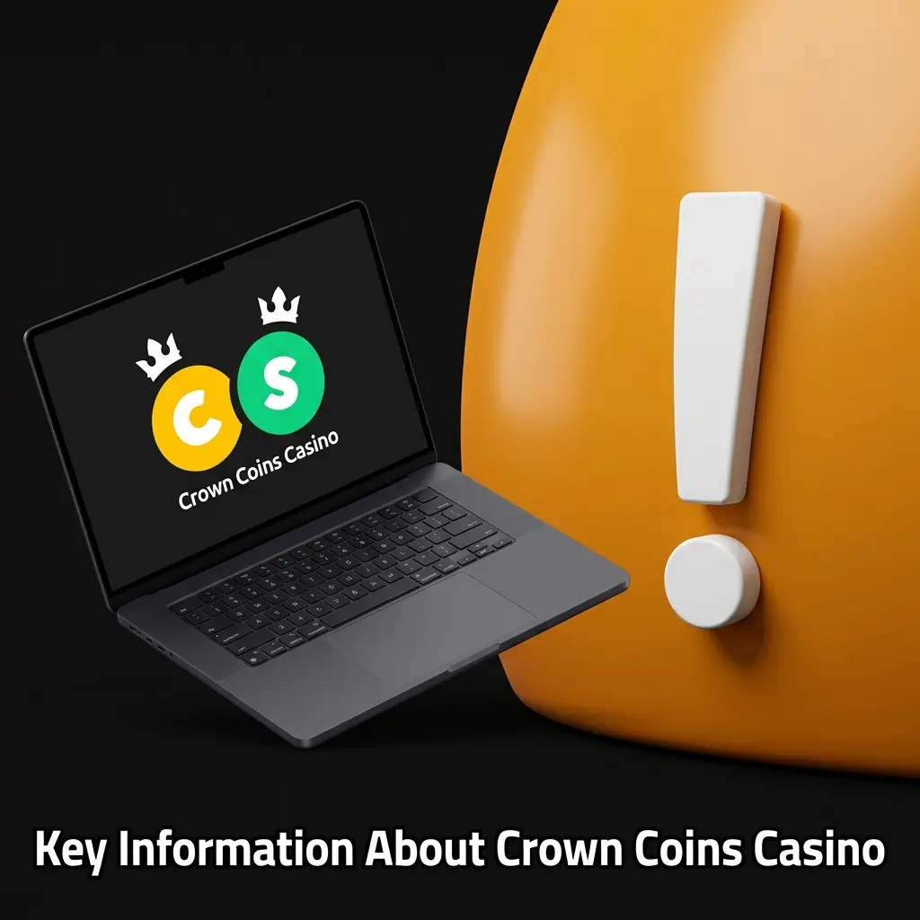 Crown Coins Casino key info table showing bonuses, games, payment methods, and sweepstakes license for US players